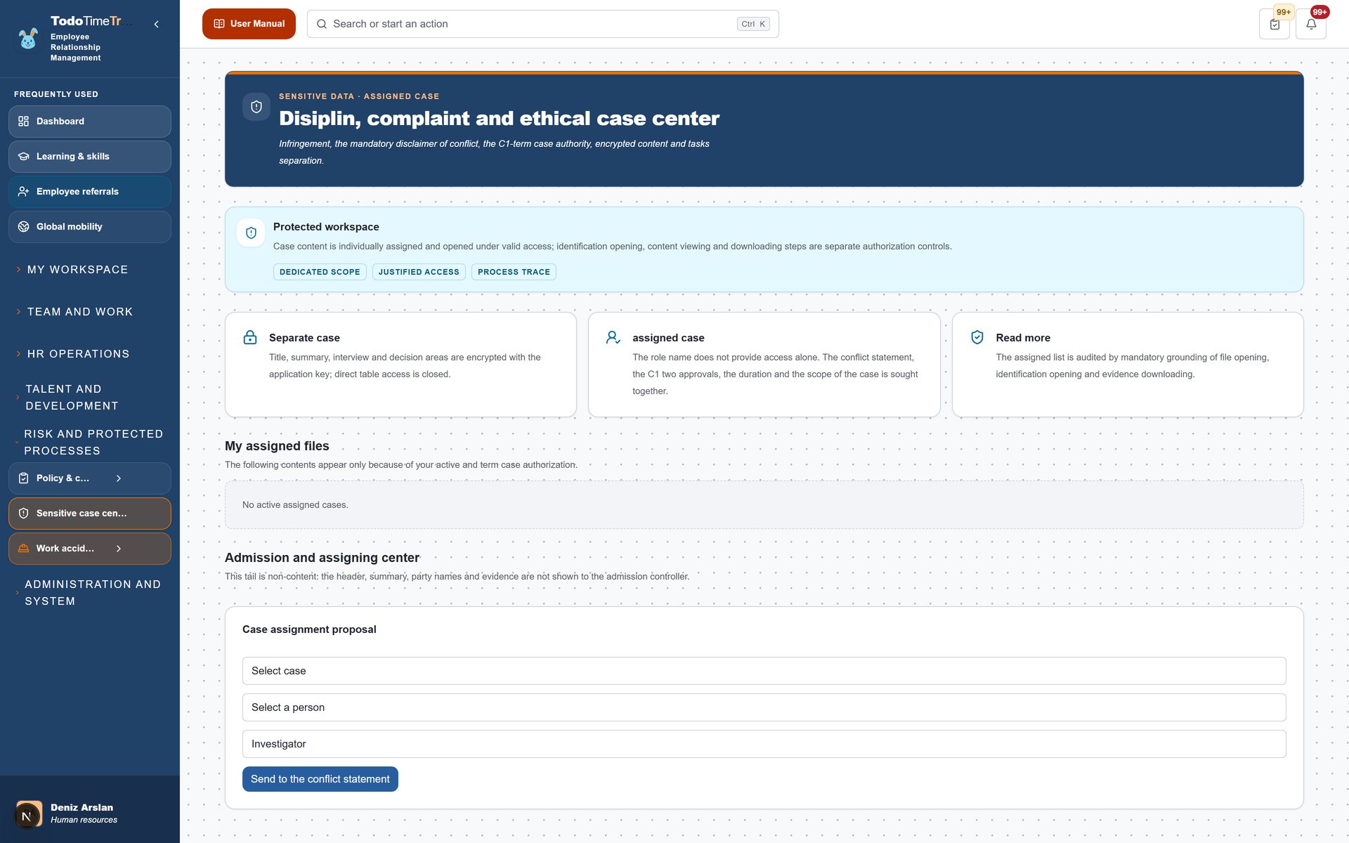 cases screenshot